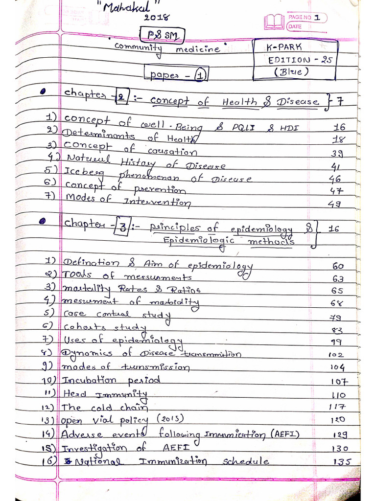 PSM Paper 1 Imp Mahakal 2018 | PDF