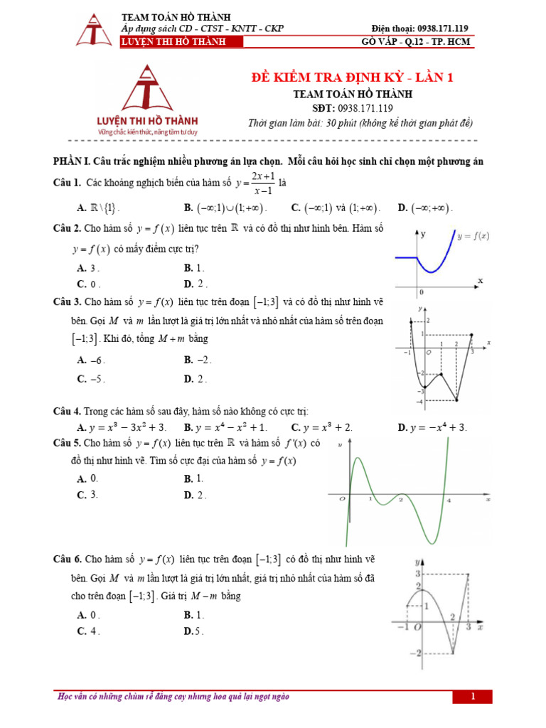 Đề Ktđk - l1 - Final | PDF
