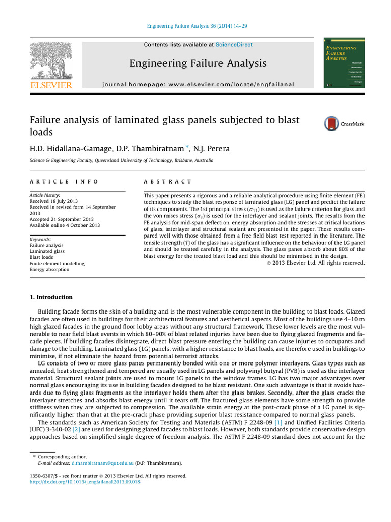003-Failure Analysis of Laminated Glass Panels Subjected To Blast Loads ...