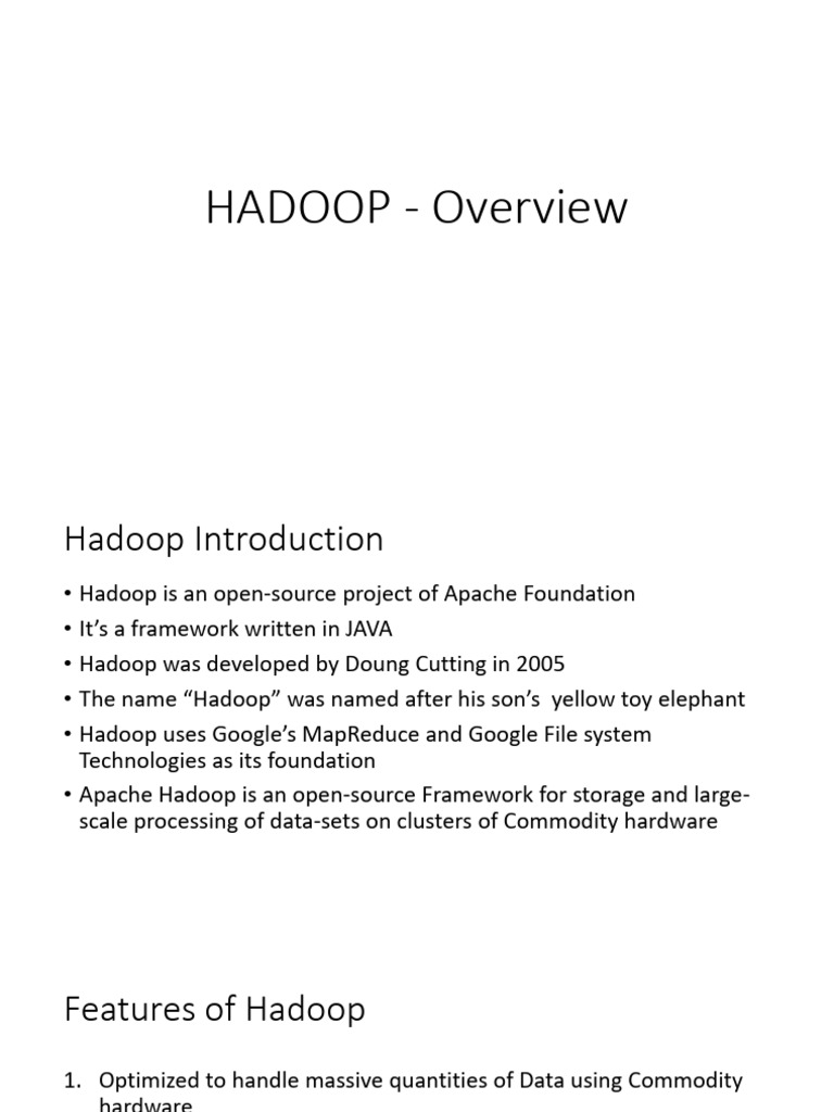 HADOOP | PDF | Apache Hadoop | Map Reduce