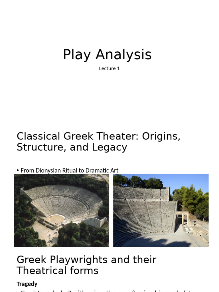 Play Analysis 1 | PDF | Tragedy | Oresteia