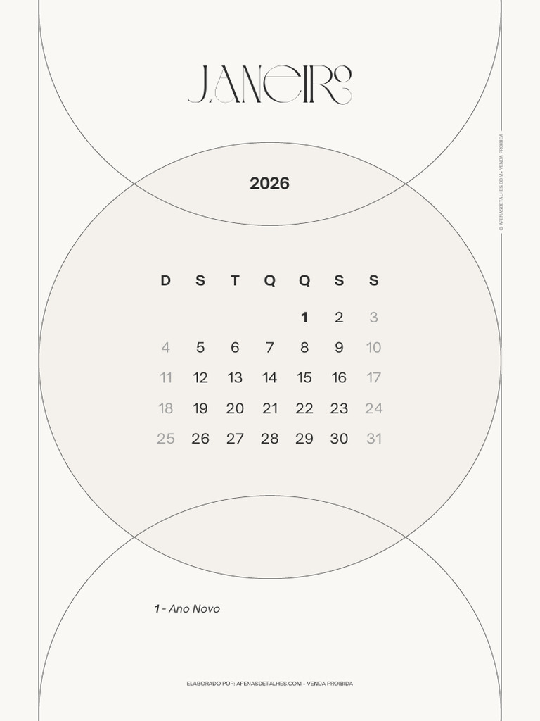 Calendário de Feriados 2026 Brasil | PDF