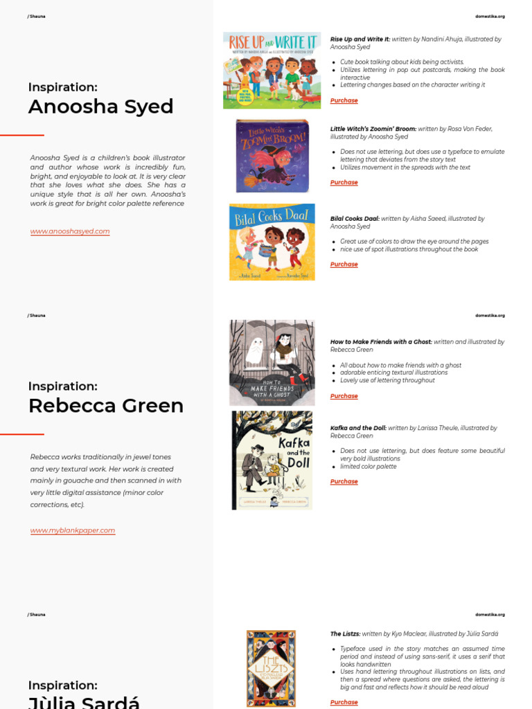 Children's Book Illustrators Overview | PDF | Typefaces | Graphic Design