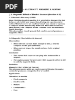 Electric Current: Magnetic & Heating Effects | PDF | Rechargeable ...