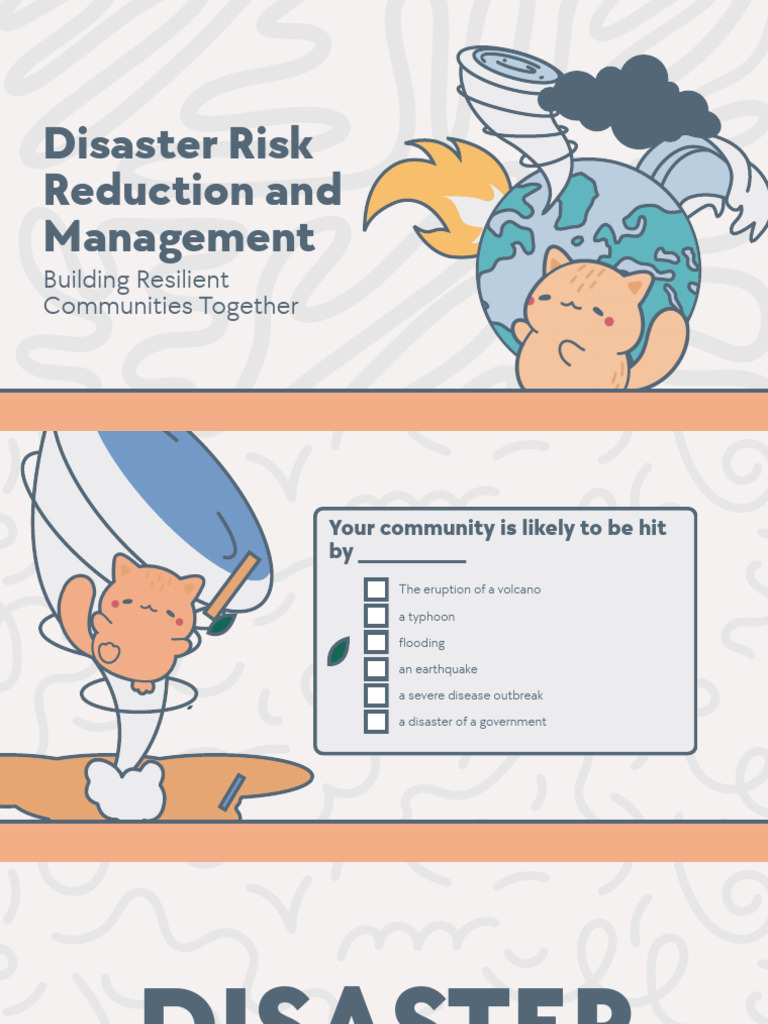 Disaster Risk Reduction and Management: Building Resilient Communities ...
