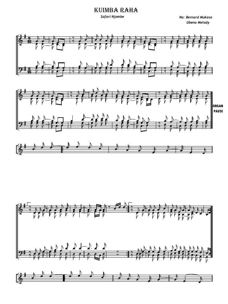 Kuimba Raha-B.mukasa (1) | PDF