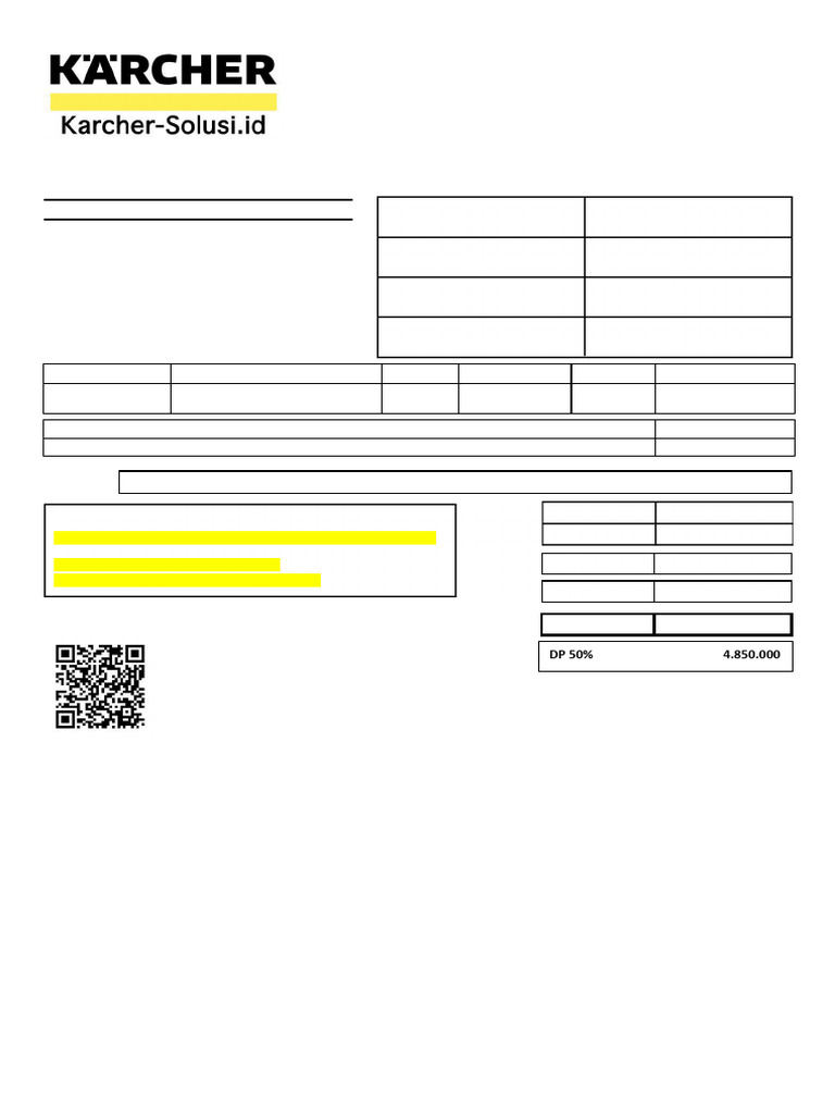 Penawaran DP 50% untuk BDS 43/150 C | PDF