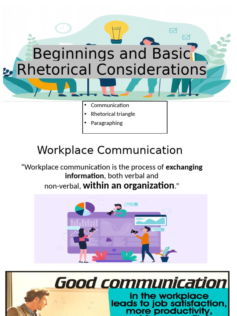 Effective Workplace Communication Skills | PDF | Communication | Rhetoric