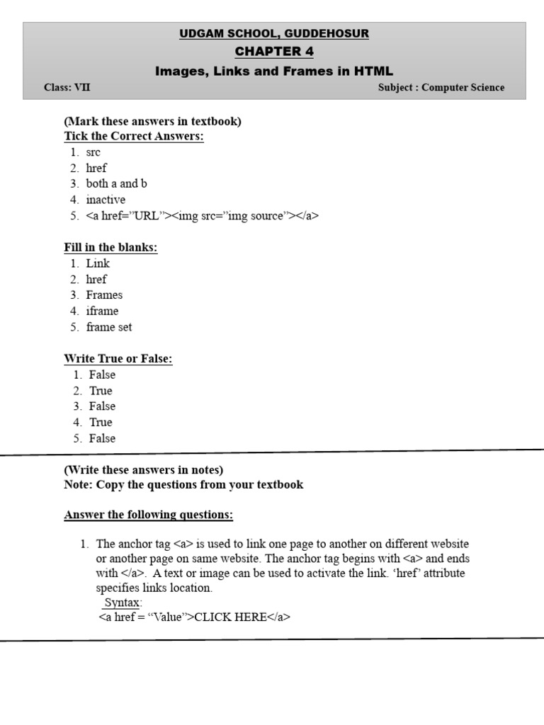 CLASS 7 Chapter 4 | PDF