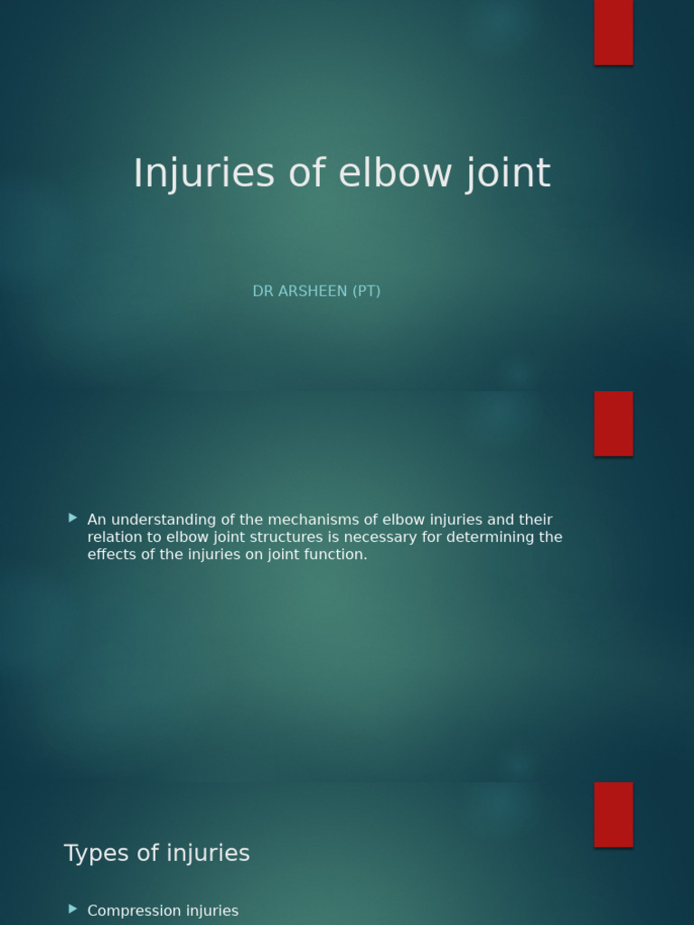 Elbow Complex Lec-5 | PDF | Elbow | Joints