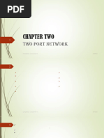 Two-Port Network Analysis and Parameters | PDF | Signal Processing ...