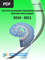 Download Statistik Keuangan Pemerintah Daerah 2010-2011 by Badan Pusat Statistik Provinsi Papua Barat SN95791420 doc pdf