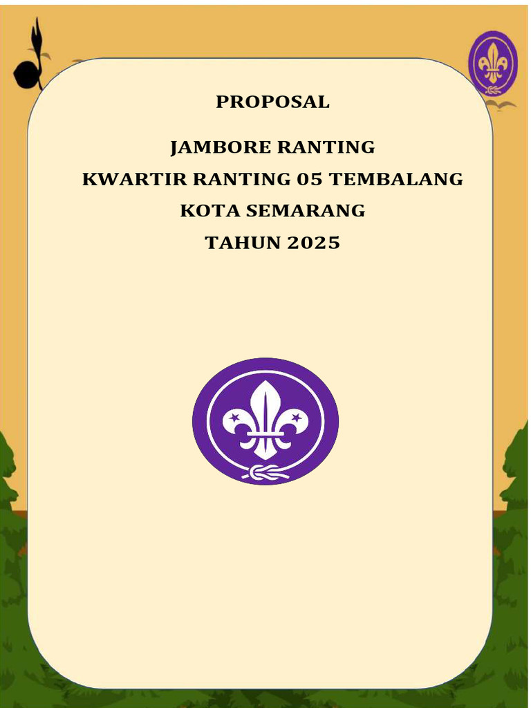 Jambore Ranting Pramuka 2025 Semarang | PDF