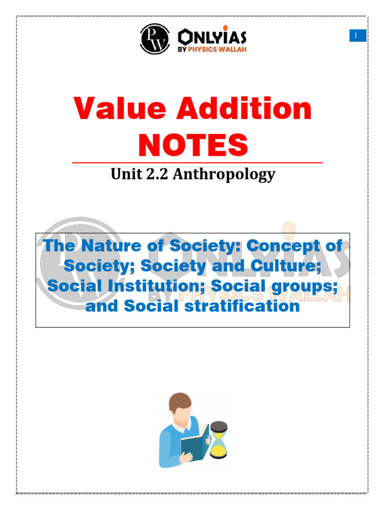 Understanding Society and Culture Concepts | PDF | Social ...