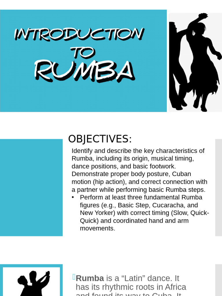 Rumba Dance Basics: Steps & Techniques | PDF