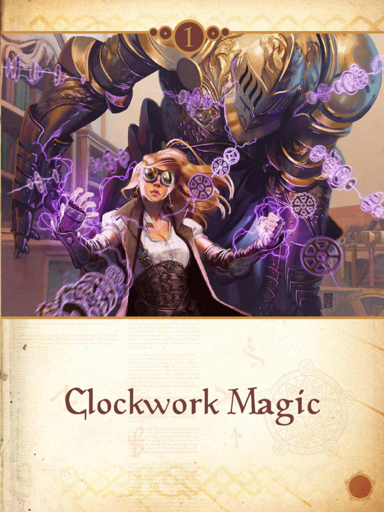 Clockwork Magic Spells and Mechanics | PDF | Timer