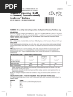 Vanguard 3-Year Rabies Vaccine for Pets | PDF | Vaccines | Biology