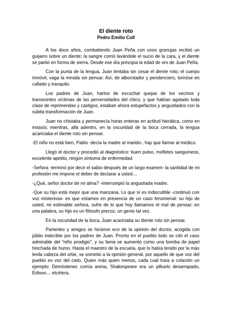 El Diente Roto | PDF