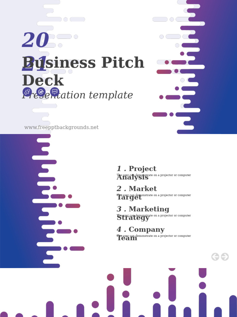 Business Pitch Deck Template | PDF | Computing