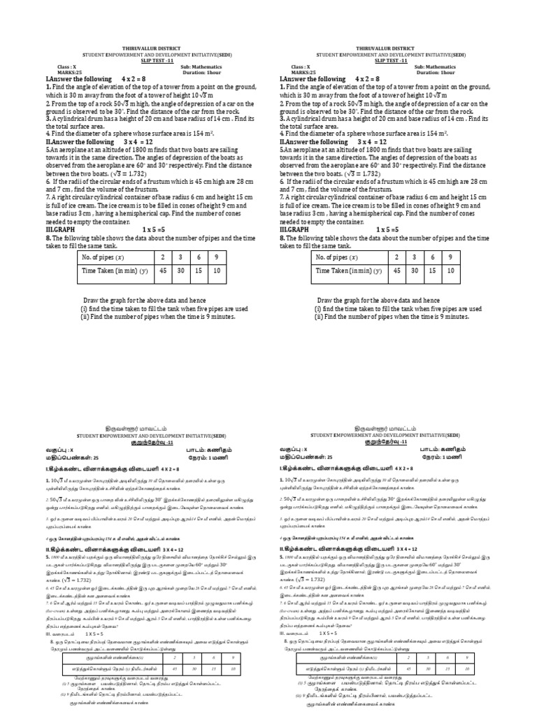 Slip Test 11 | PDF