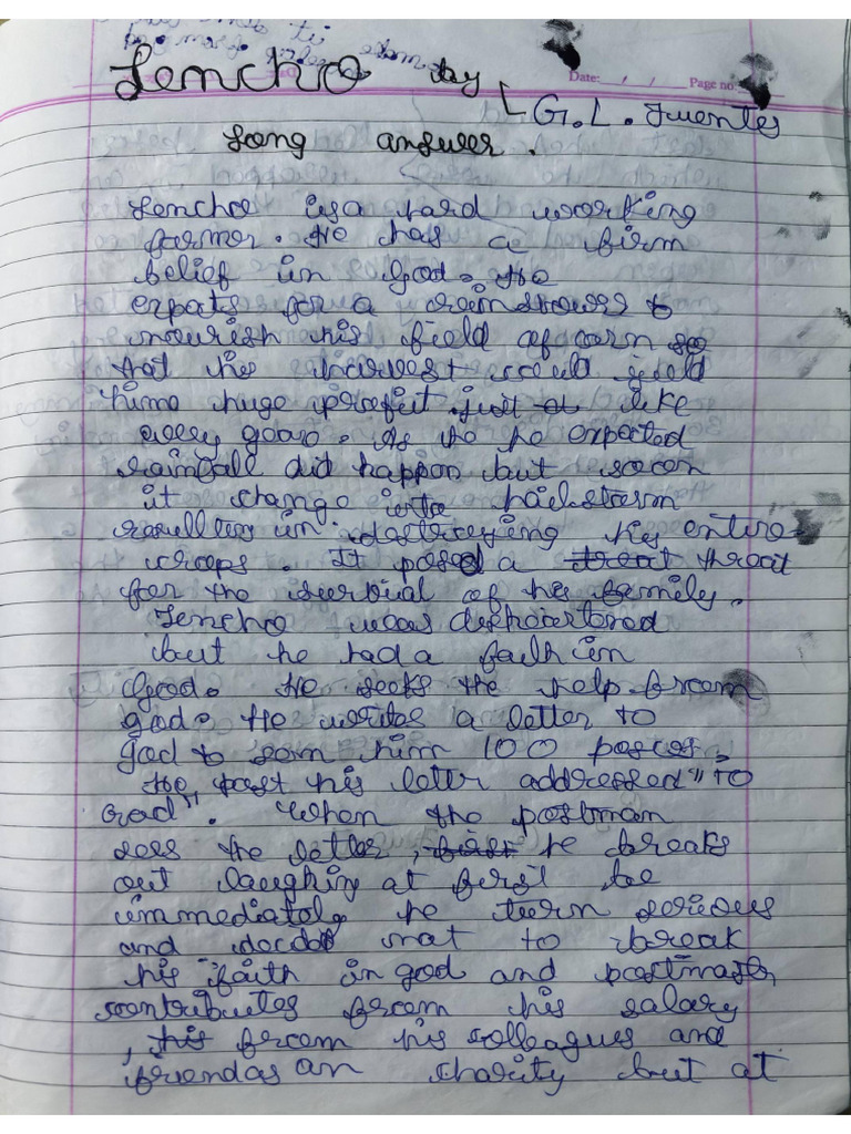 English Dear Sir Notes | PDF