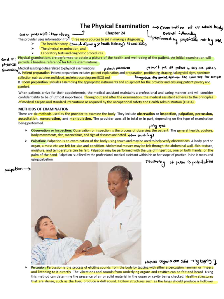 Comprehensive Guide to Physical Exams | PDF | Ear | Physical Examination