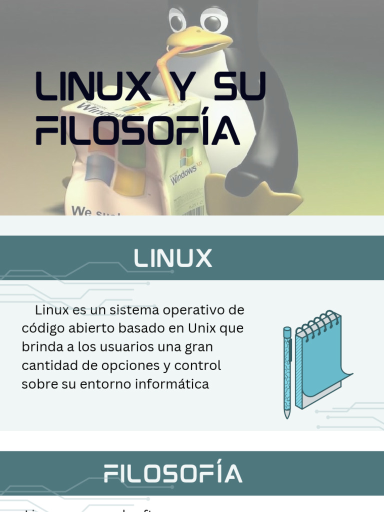 Filosofía y Evolución de Linux | PDF | Distribución de Linux | Ñu