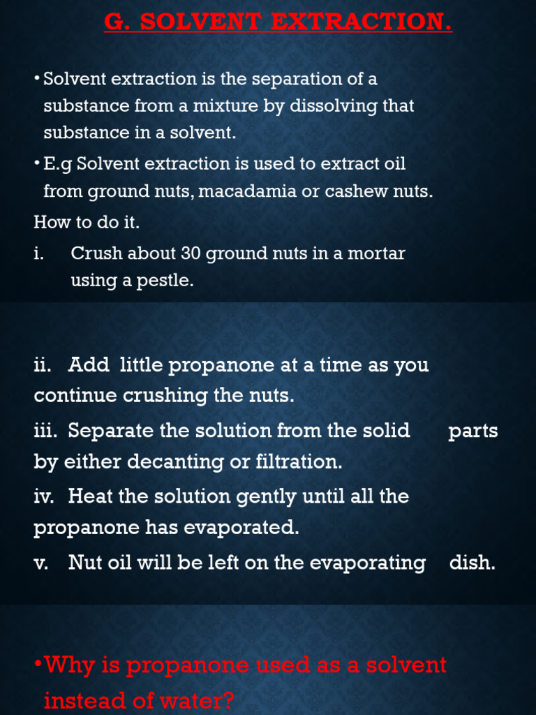 Solvent Extraction and Crystallization Guide | PDF