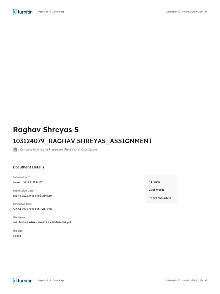 Plagiarism Report - 103124079 - RAGHAV SHREYAS - ASSIGNMENT | PDF ...