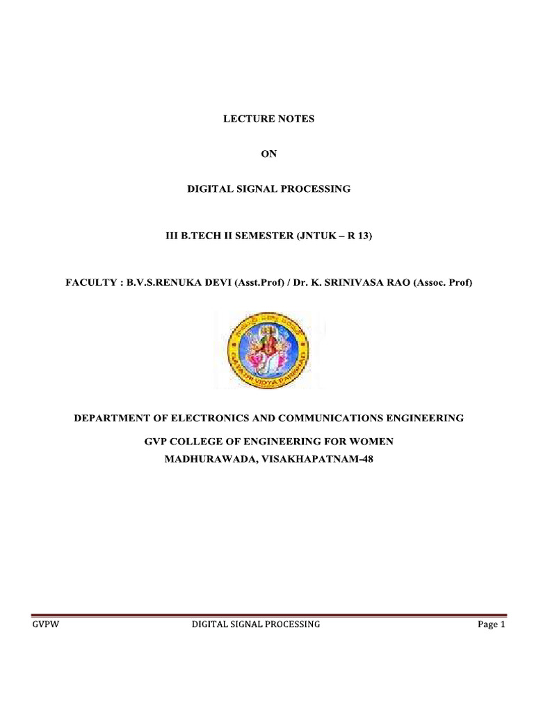 FFT Notes | PDF