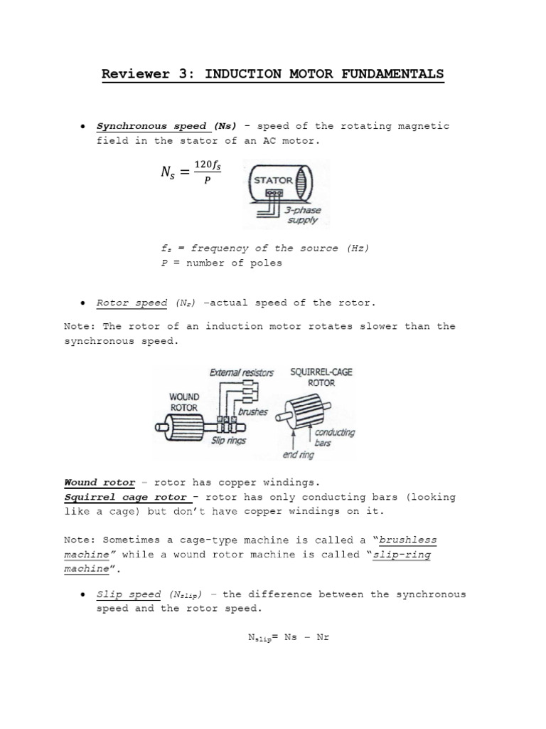 Induction Motor Fundamentals Explained | PDF | Electric Motor ...