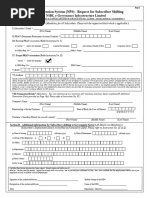 NPS Inter CRA Subscriber Shifting Form | PDF
