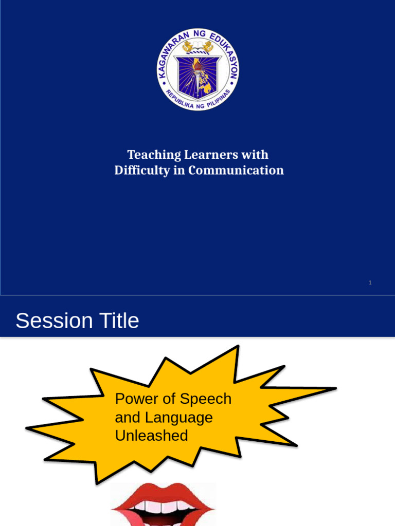 Teaching Strategies for Communication Disorders | PDF | Speech ...