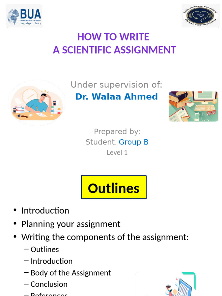 Guide to Writing a Scientific Assignment | PDF | Human Communication ...