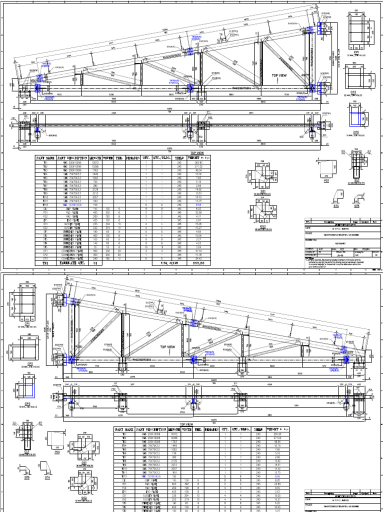Truss Drawing NTPC Office Building | PDF