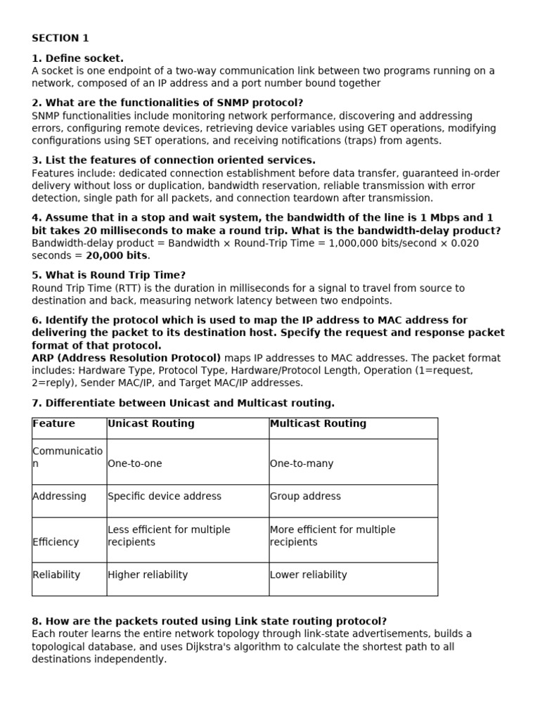 Networking Concepts and Protocols Overview | PDF | Transmission Control ...