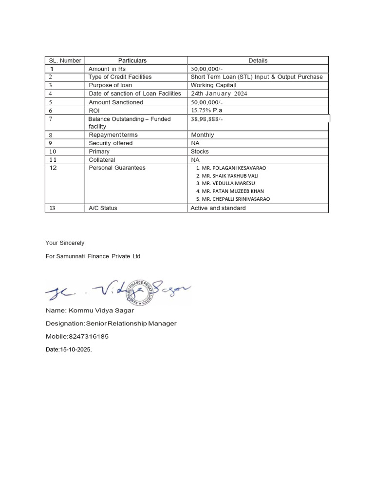 CIR Format Mana Pragathi | PDF