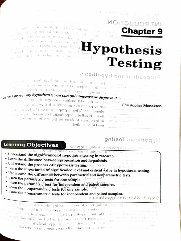 Hypothesis Testing | PDF