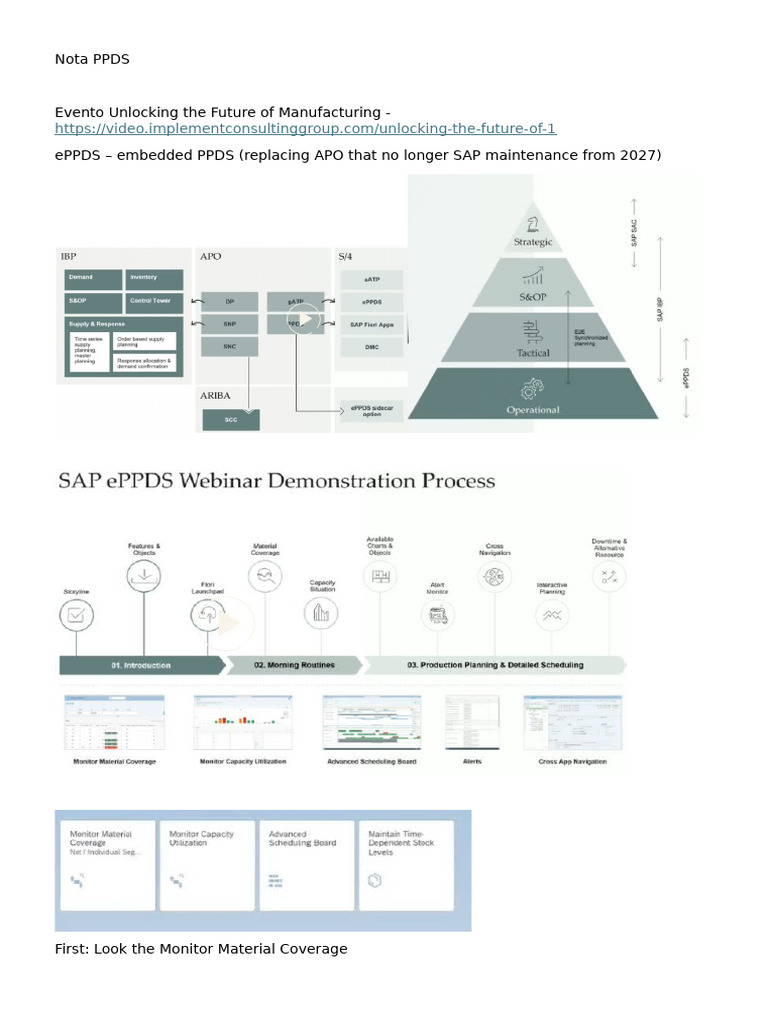 Mastering SAP PPDS for Efficient Scheduling | PDF | Enterprise Resource ...