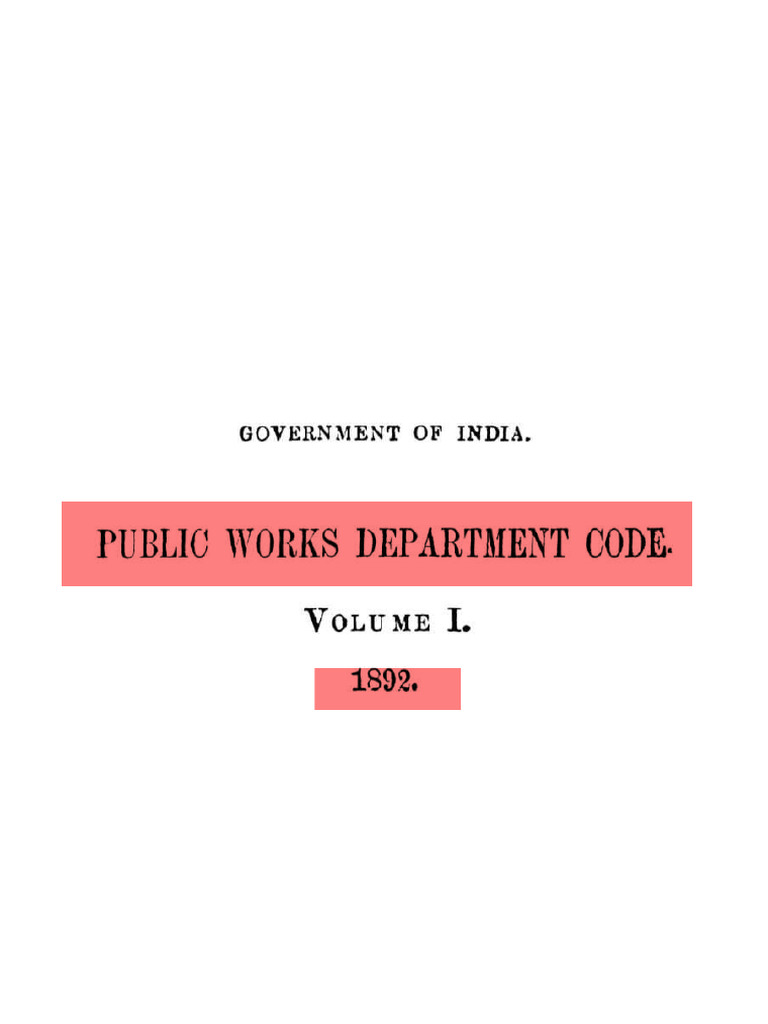 PWD CODE 1892 Types of Engineering Posts | PDF
