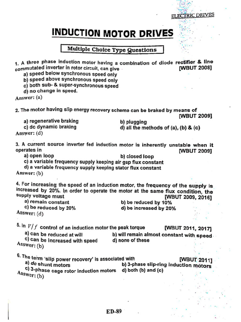 Electric Drive Part 3 | PDF
