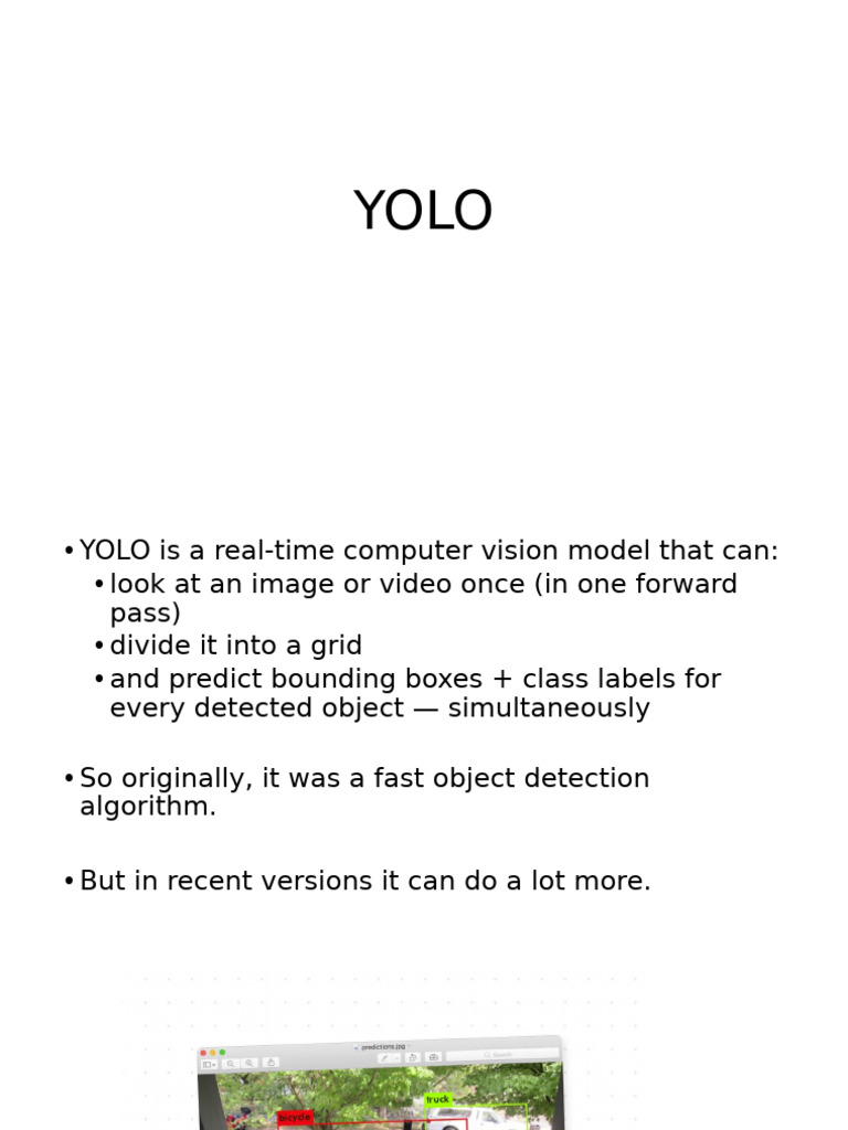Yolo | PDF | Algorithms | Computer Vision