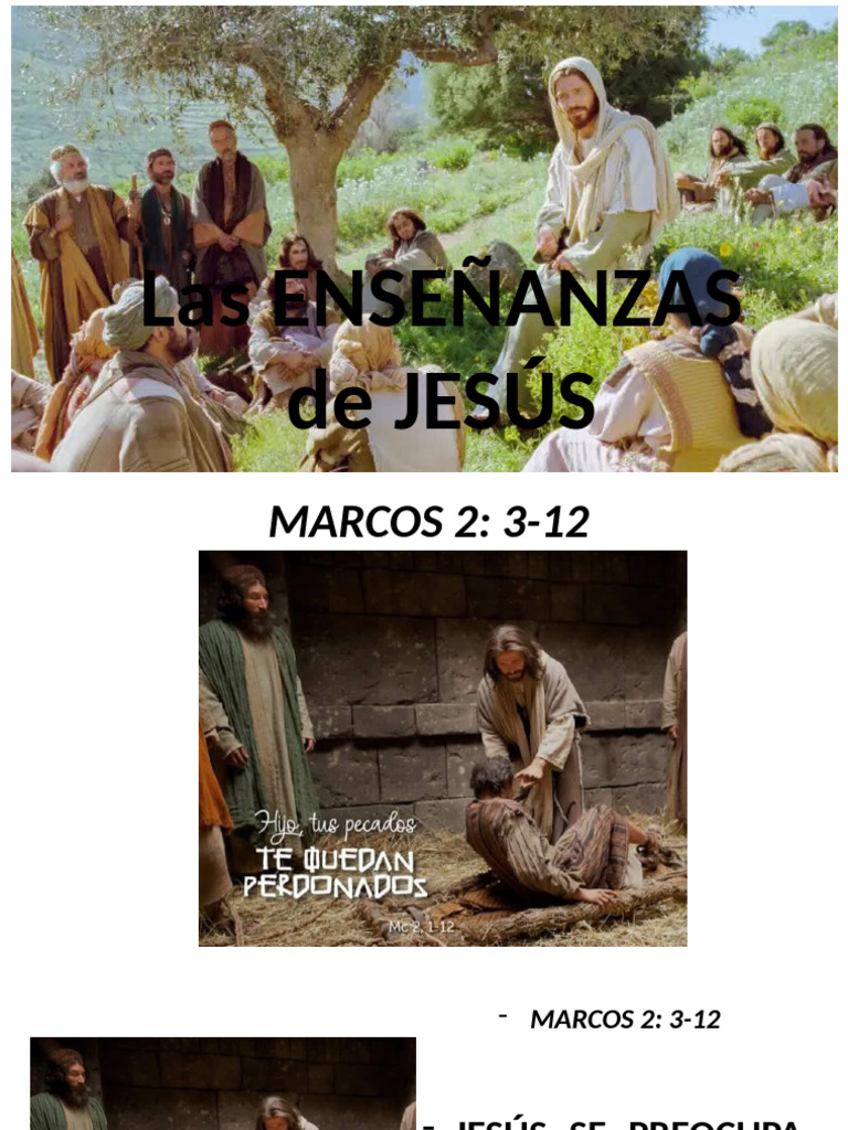 Enseñanzas de Jesús sobre compasión y fe | PDF