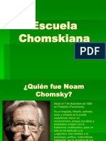 Escuela Chomskiana: Teorías lingüísticas de Noam Chomsky