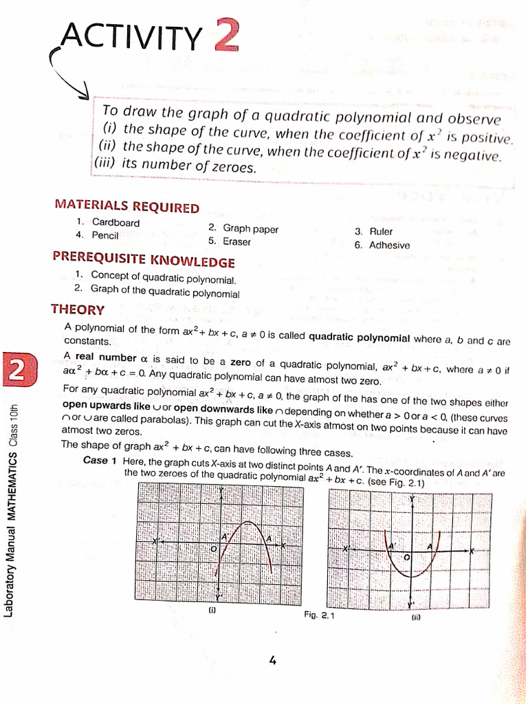 Cl-10 Maths Practical - 2 | PDF