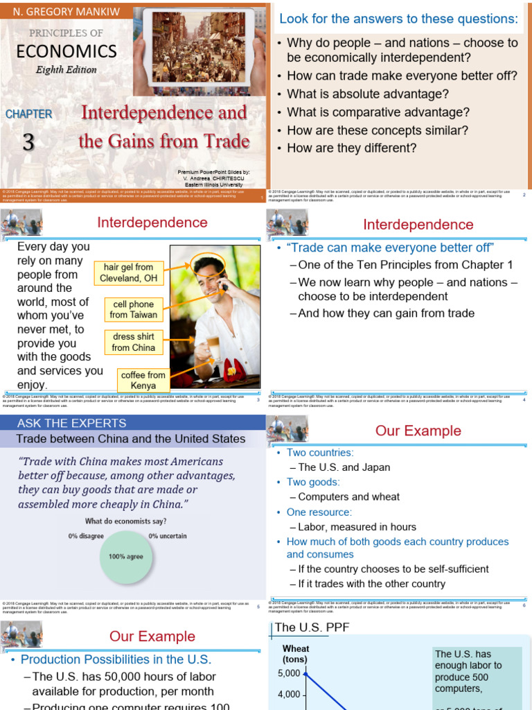 Interdependence and Trade Benefits | PDF | Comparative Advantage | License