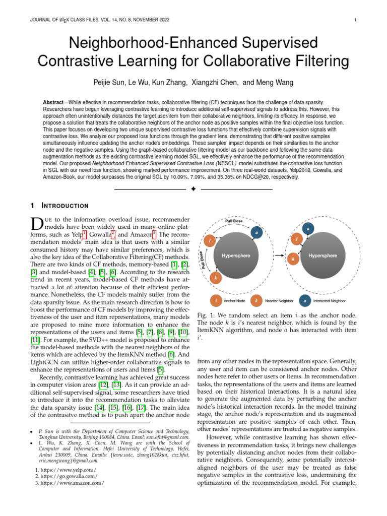 Enhanced Contrastive Learning for CF | PDF | Applied Mathematics