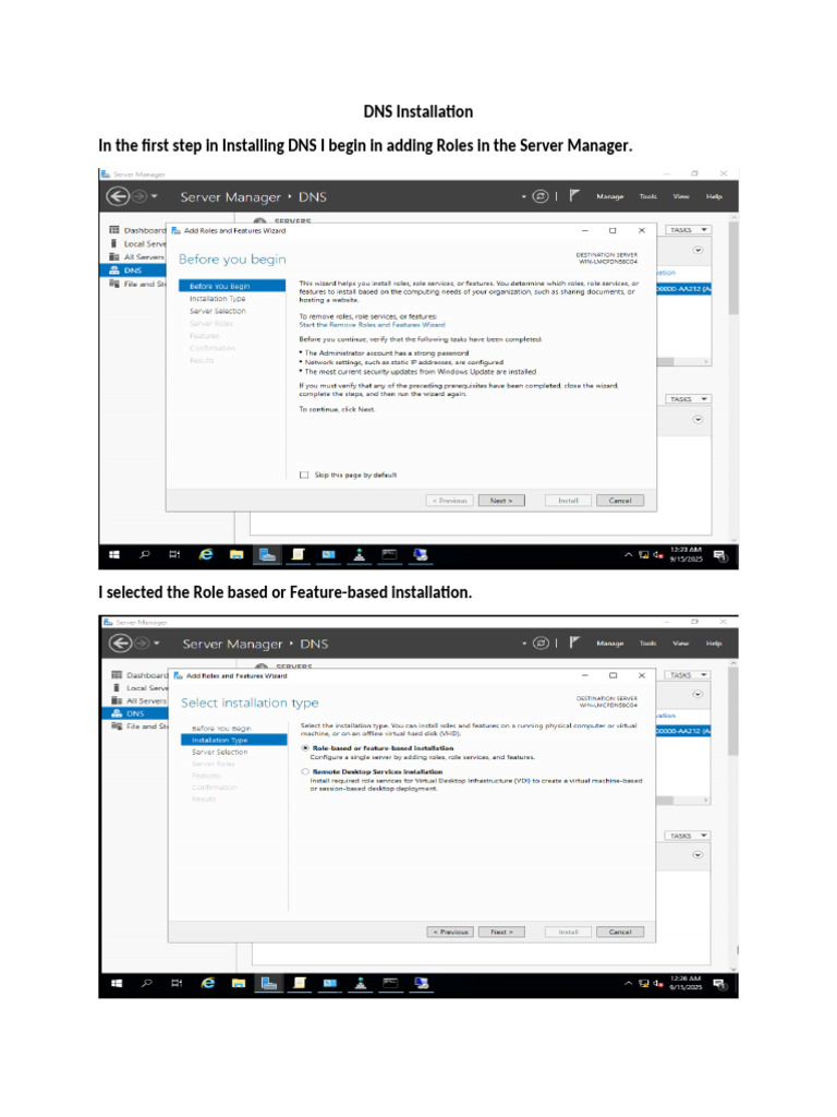 DNS Installation and Configuration Guide | PDF