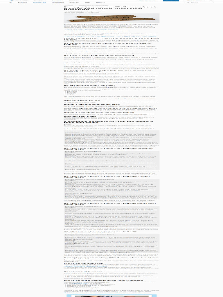 Google Failure Questions | PDF