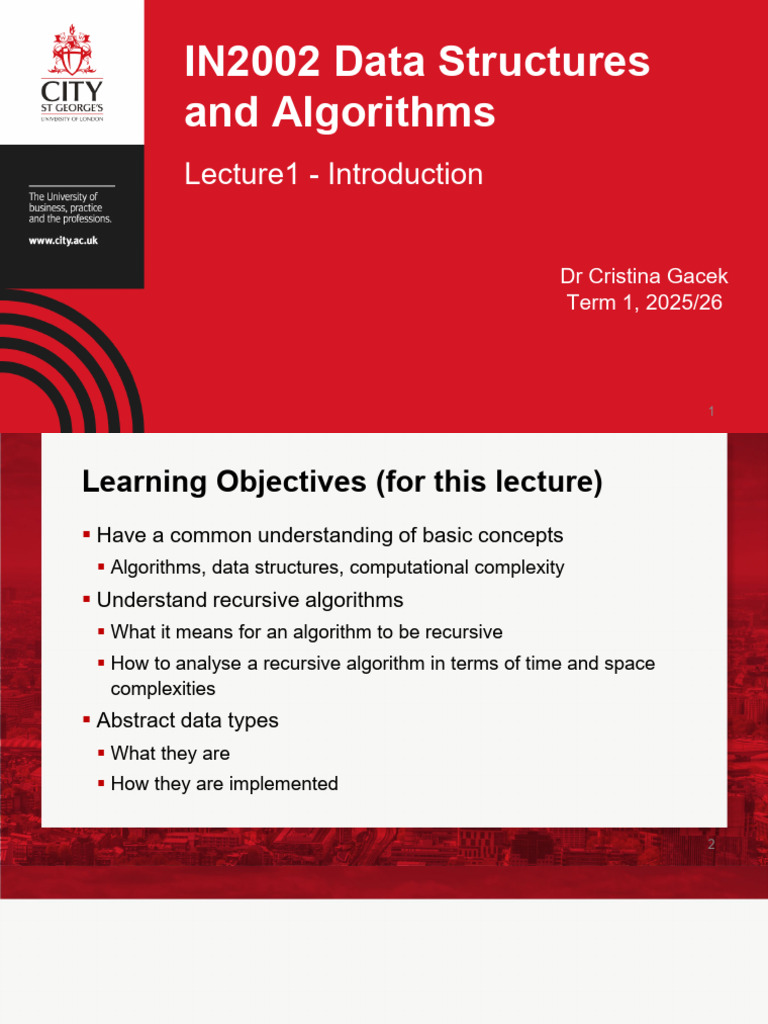DSA1 IN2002 2025 Upload | PDF | Algorithms | Theoretical Computer Science